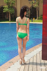 组图：中华小姐泳装照拍摄 选手血糖过低险晕倒