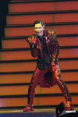 组图：萧敬腾台北开唱High翻小巨蛋