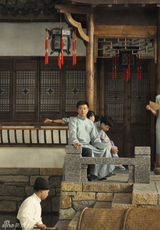 幻灯图：佟大为化身江南才俊 儒雅清新亮相