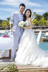 组图：刘璇筹备年底婚礼 海外拍摄唯美婚纱照