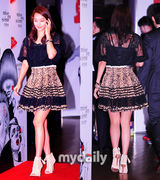 组图：申敏儿甜美造型出席活动 秀爱端庄金正恩个性