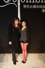 高清图：吴辰君金铭亮相时装秀 黑衣神秘婉约