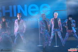 组图：韩国组合SHINee花衫开唱 台上劲歌热舞