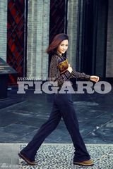 组图：张歆艺最新街拍曝光 优雅出街展现超气场