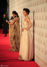 组图：车晓迷人亮相时尚活动 露香肩气质典雅