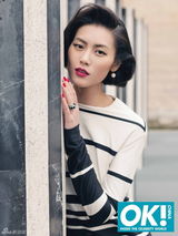 组图：刘雯巴黎拍《OK精彩》封面 显东方优雅