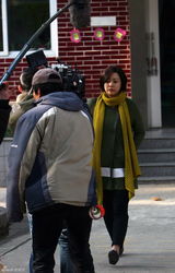 独家组图：娄烨新片《谜》现场 郝蕾秦昊搭戏