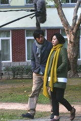 独家组图：娄烨新片《谜》现场 郝蕾秦昊搭戏