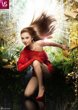 组图：Angelababy14岁征选照片曝光