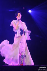 组图：王菲香港演唱会开场 刘嘉玲李亚鹏现身支持