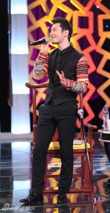 组图：黄晓明上节目曝童年少年旧照