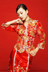 组图：王丽坤旗袍写真凸显玲珑曲线