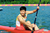 组图：于晓光皮划艇帅气写真 盼队友奥运摘金