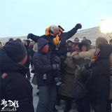 组图：《狼图腾》杀青 长白山调雪拍最后戏份
