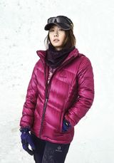 高清组图：韩星河智苑冬装户外写真变酷帅女人