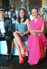 组图：王丽坤刘芸刘孜性感造型助阵活动