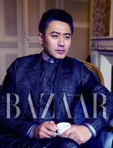 高清组图：吴秀波拍芭莎大片 人到中年展文艺范儿 