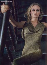 幻灯图集：黛安-克鲁格性感大片秀 黑色丝袜秀美腿