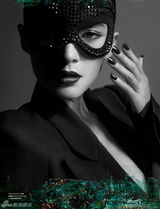 组图：章子怡登美顶级杂志 黑白大片阴郁风