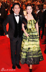 高清组图：章子怡盎然春装再现柏林