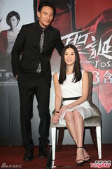 组图：杨采妮携张震宣传导演处女作