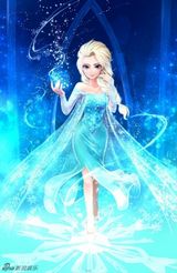 组图：冰雪女王皇袍出实体版 衣带飘飘美轮美奂