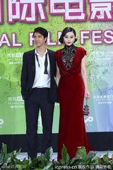 组图：范冰冰复古造型手提宝塔包亮相红毯