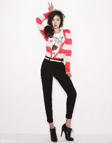 高清组图：韩星韩惠琳春装写真活泼可爱