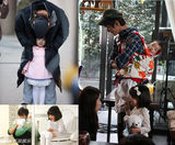 组图：谁是超级星爸潜力股？萌宝宝融化硬汉