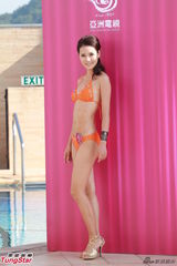 组图：亚姐大秀比基尼 黄一晴巨乳突出重围