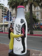 幻灯图：“帅女郎”李菲儿戛纳写真 秀出东方美