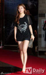 组图：鲁敏宇等捧场河正宇新片 秀智热裤显身材