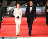 组图：曼德拉传记片首映 凯特与威廉红毯秀恩爱