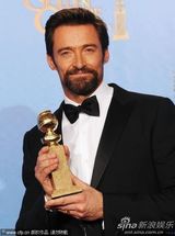 组图：休-杰克曼获电影最佳音乐/喜剧片男主角