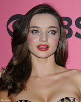 高清组图：超模米兰达-可儿豹纹裙亮相秀翘臀