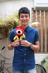 组图：柯震东新浪娱乐专访 与萧亚轩传讯互动