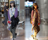 明星爱街拍第19期：女星丝巾VS男星领结搭配