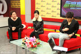 组图：Angelababy与柯震东做客聊《第一次》