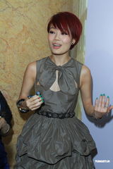 容祖儿大胆想拍内衣广告 Twins写真拼嫩模(图)