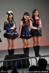 组图：AKB48北京开唱 众萝莉火辣短裙活力四射