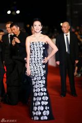 组图：金马红毯群星闪耀 舒淇深V亮胸性感爆棚