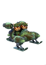 高清组图：动画影片《波鲁鲁冰雪大冒险》曝赛车图