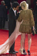 高清图：《挪威的森林》首映 陈英雄携娇妻亮相