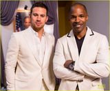 组图：钱宁-塔图姆等亮相《白宫坠落》发布会