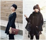 组图：韩星演绎黑色装扮 多样款式各具魅力