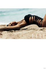 组图：大牌超模齐登《ELLE》封面 群芳争艳 