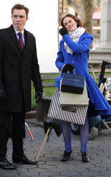 高清组图：《绯闻女孩》纽约热拍 两女星明争暗斗