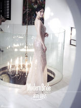 组图：任重张俪《新娘》婚纱大片执手幸福