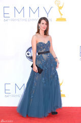 高清图：第64届艾美奖红毯众女星争奇斗艳