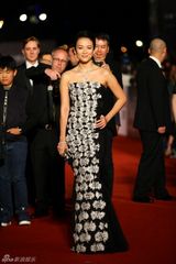 组图：金马红毯群星闪耀 舒淇深V亮胸性感爆棚